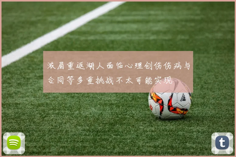 浓眉重返湖人面临心理创伤伤病与合同等多重挑战不太可能实现